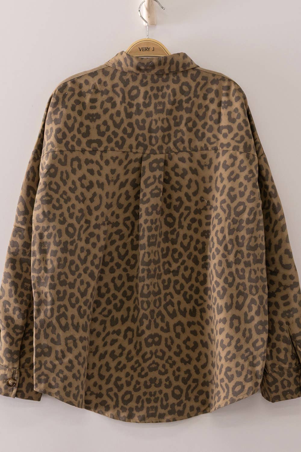 Leopard Print Utility Shirt