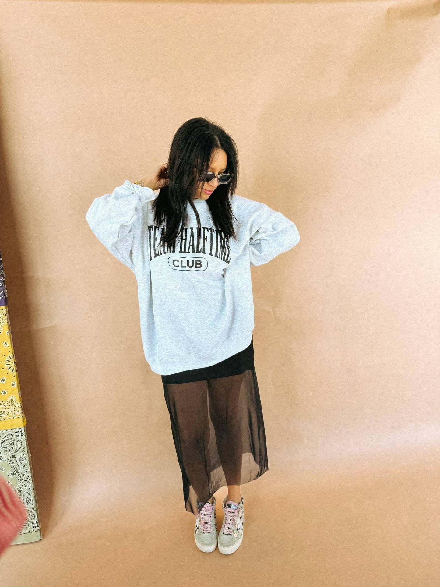 Etta & East Team halftime club sweatshirt
