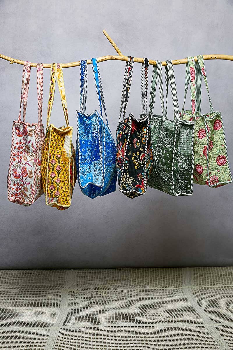 Bohemian Mint Tote Bag