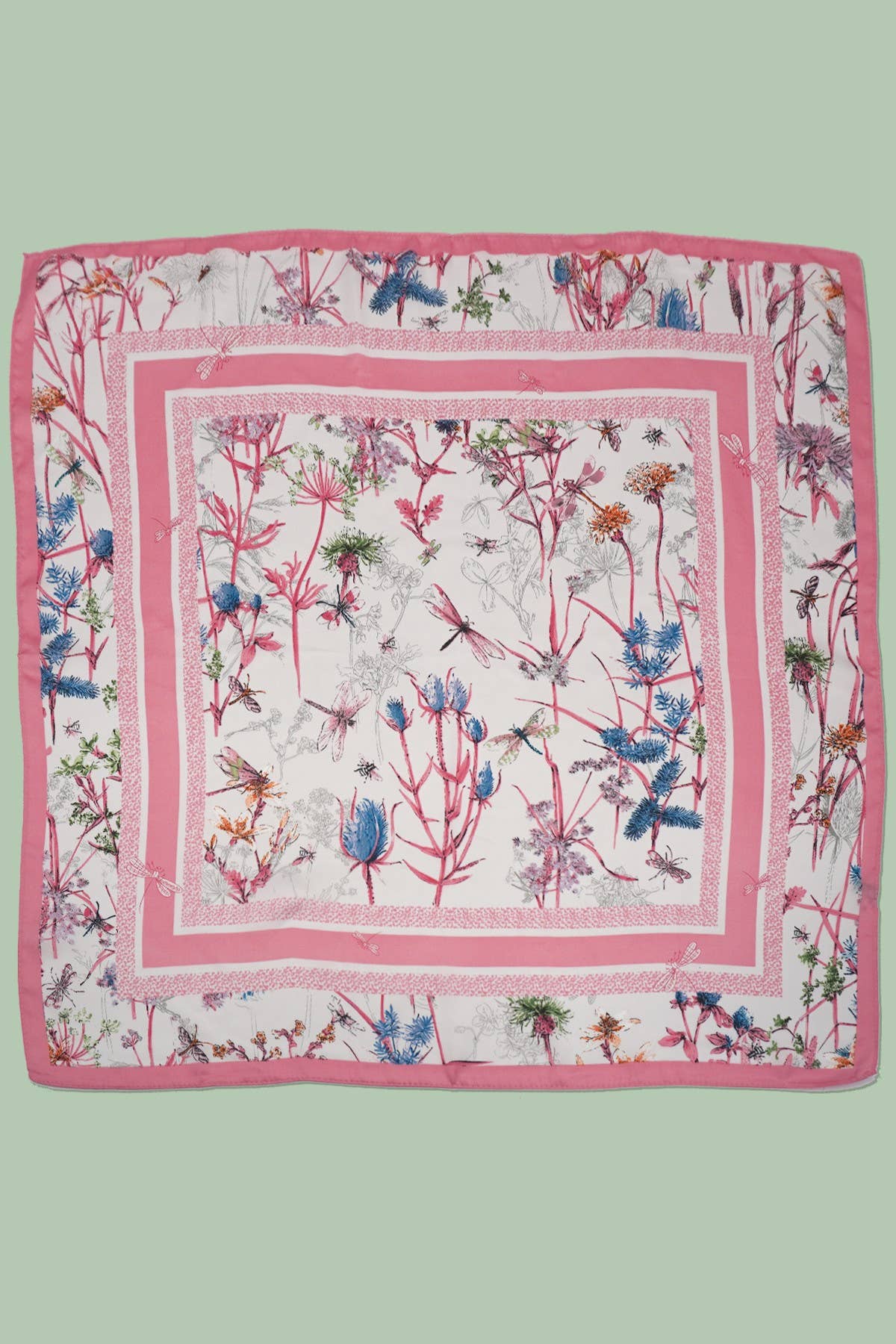 Pink Print Bandana