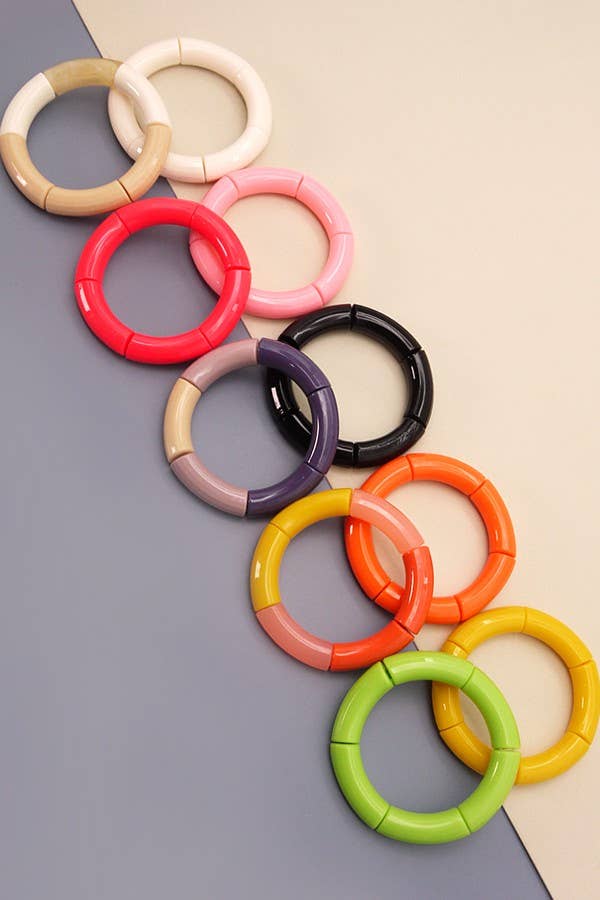 Acrylic Tube Bracelet