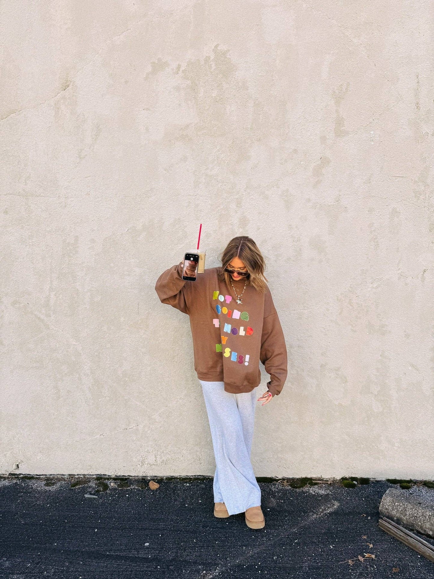 Not Gonna Hold My Horses Crewneck
