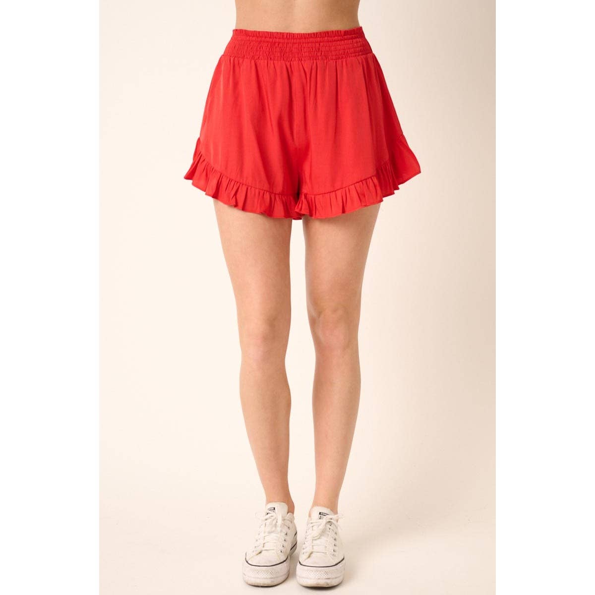 Ruffle Detail Shorts