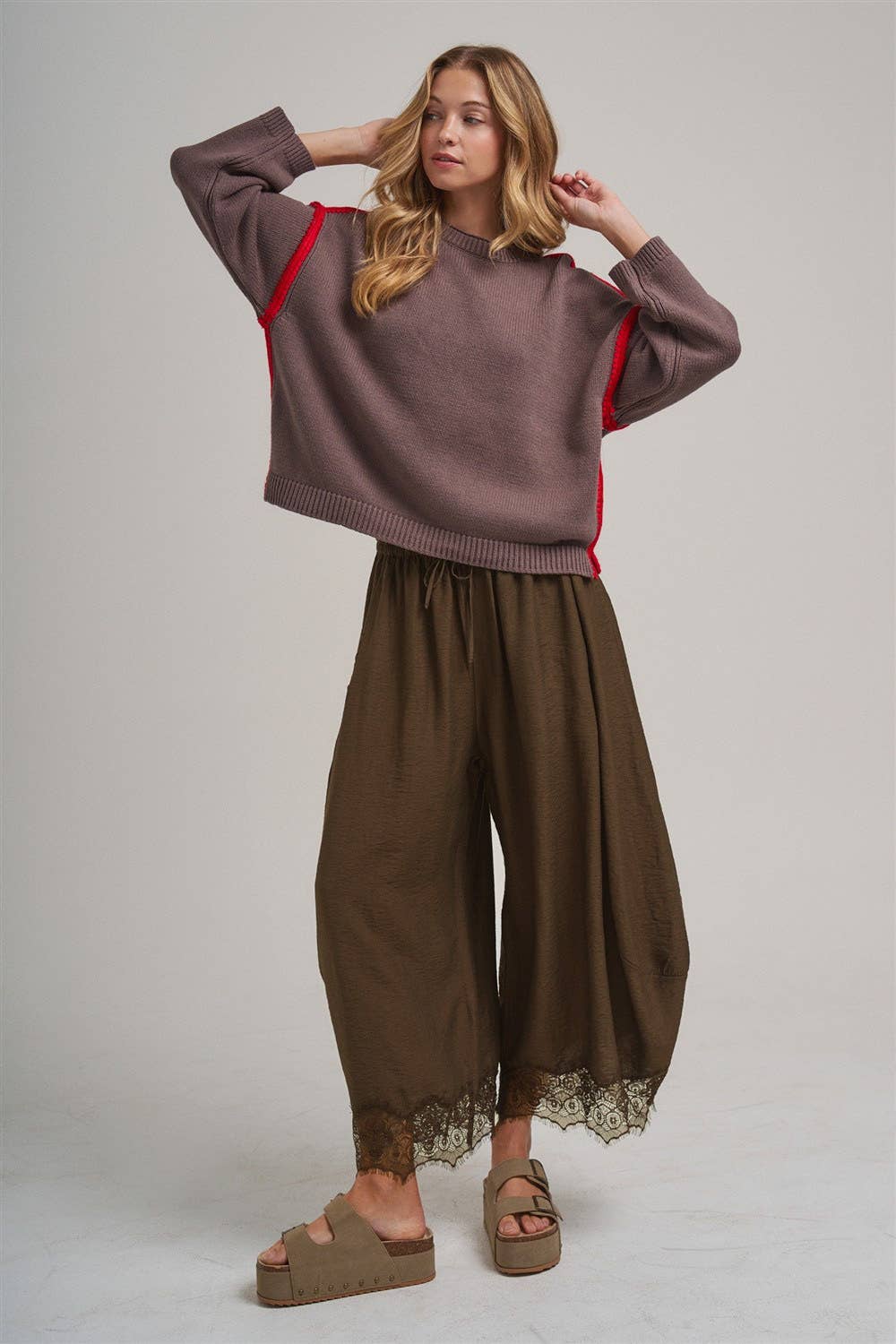 Flowy Balloon Leg Pants