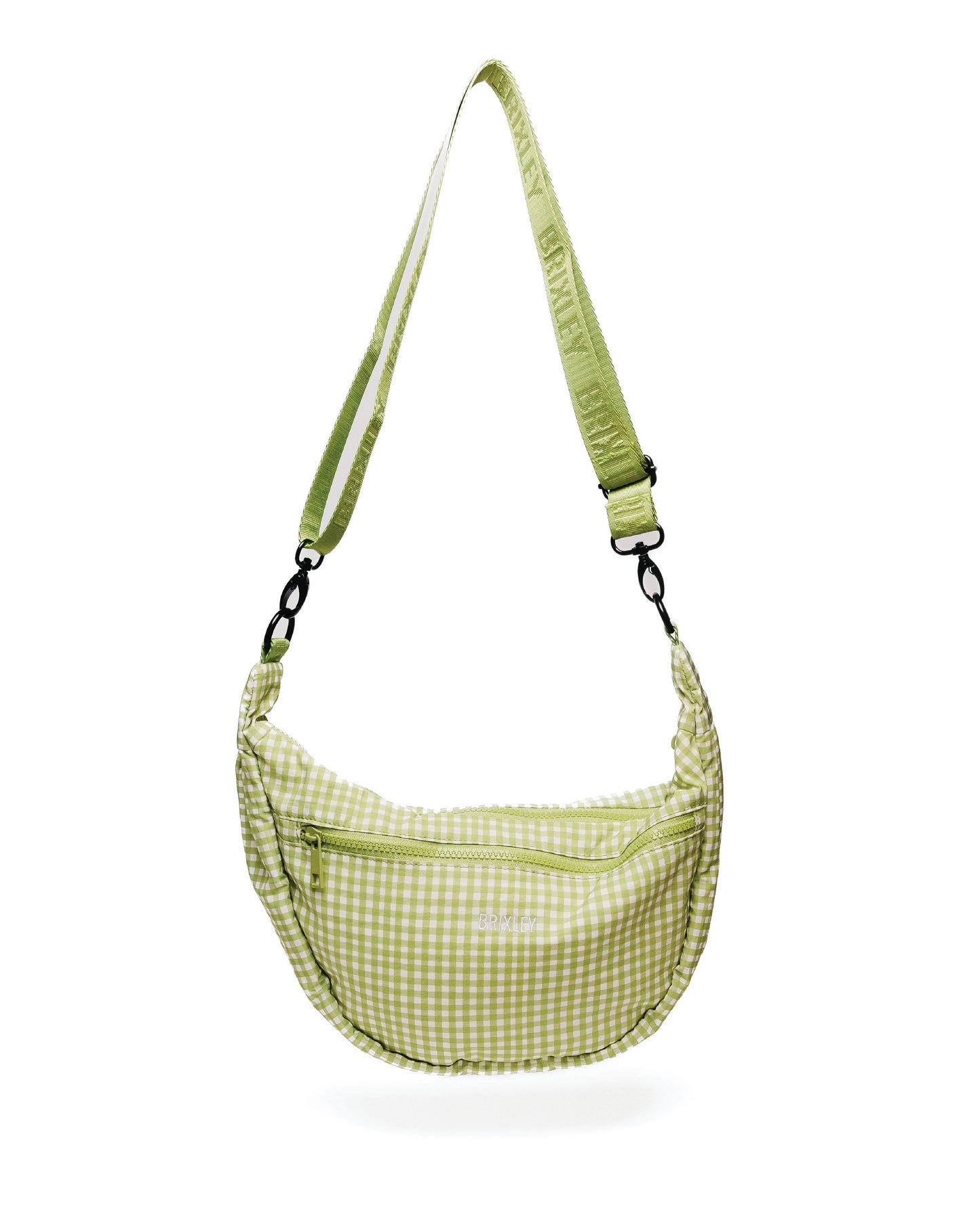 Picnic Plaid Crescent Bag