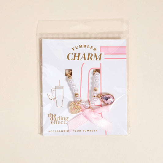 Tumbler Charm–Simply Coquette
