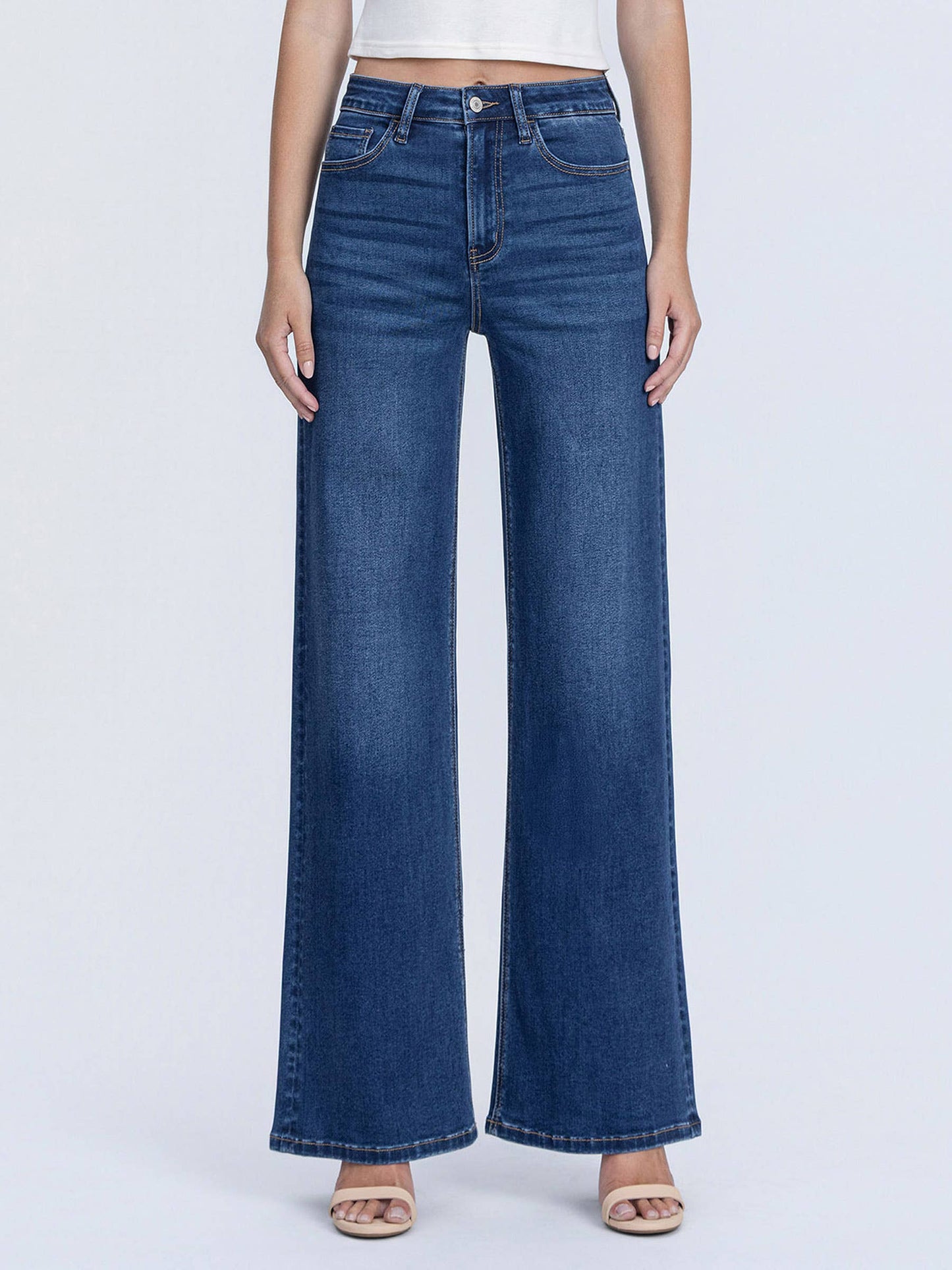 Vervet by Flying Monkey Super High Rise Wide Leg Jean