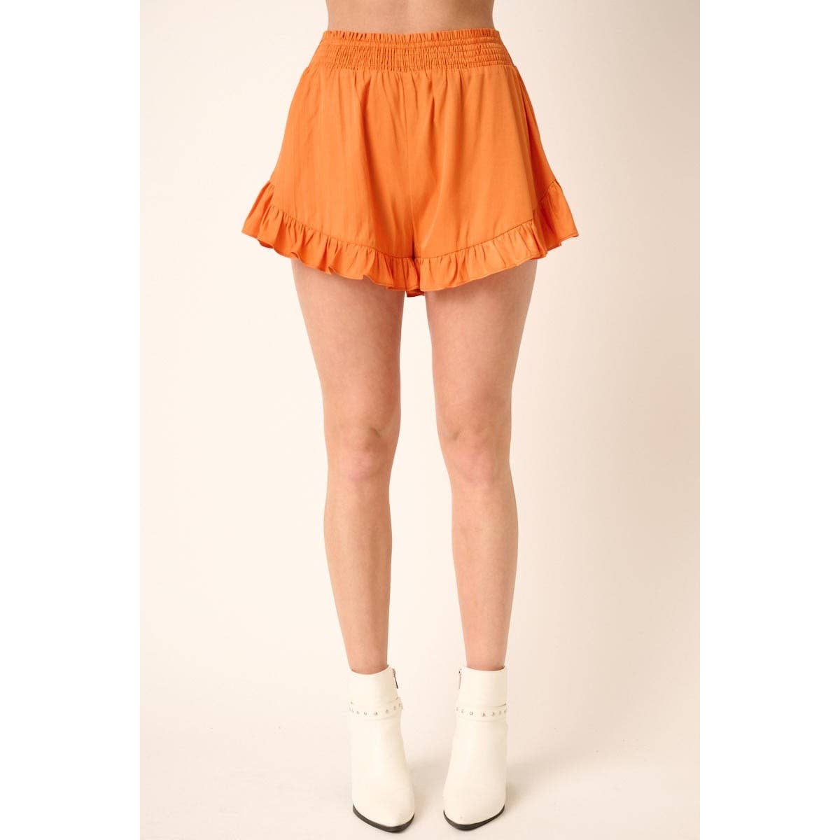 Ruffle Detail Shorts