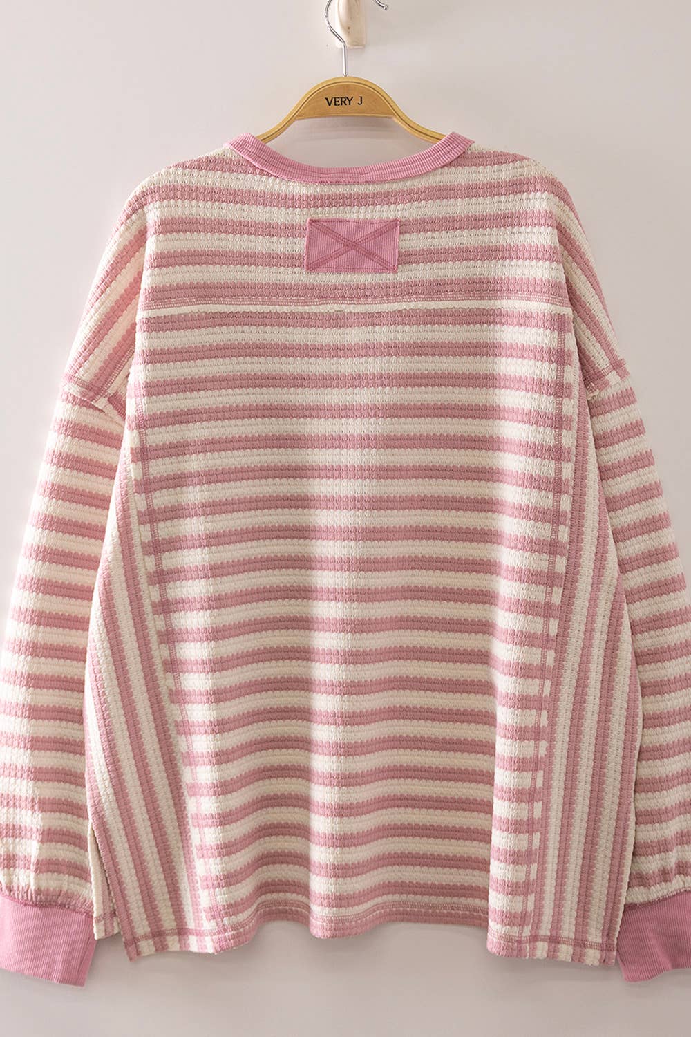 Stripe Waffle Top