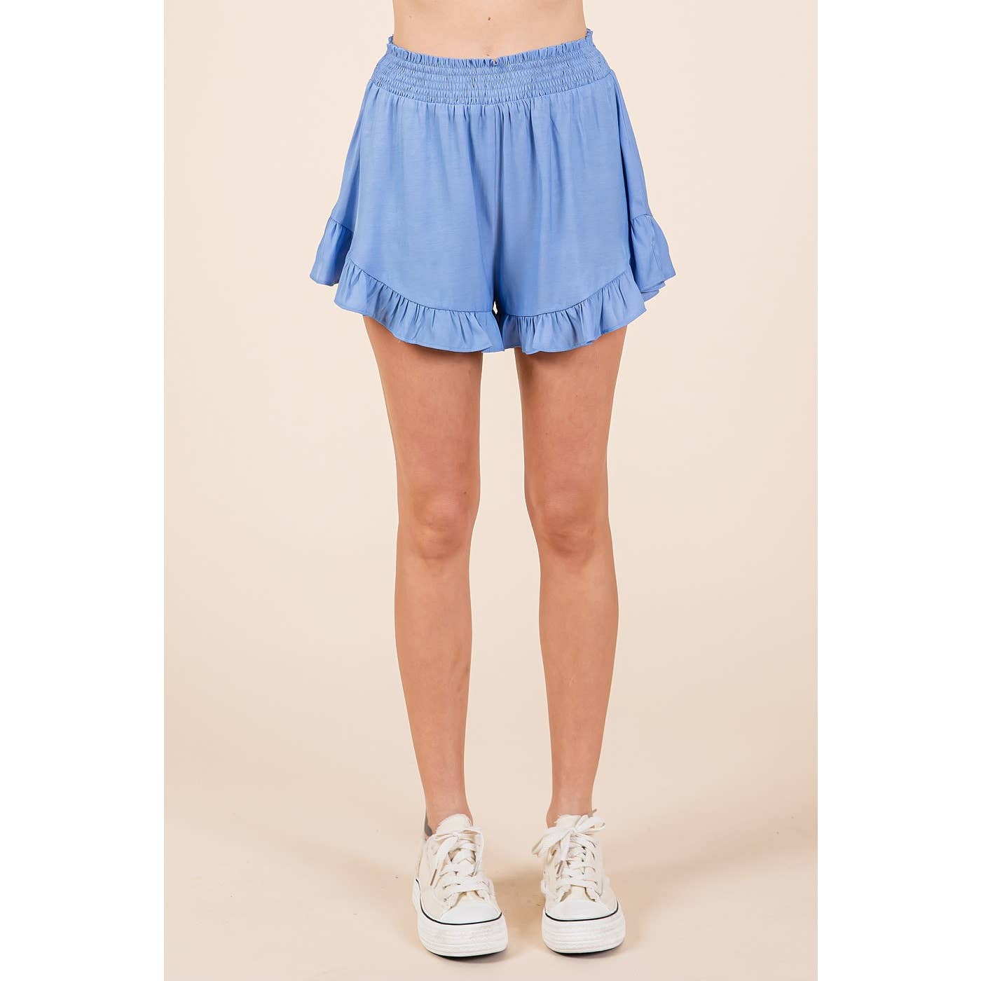 Ruffle Detail Shorts