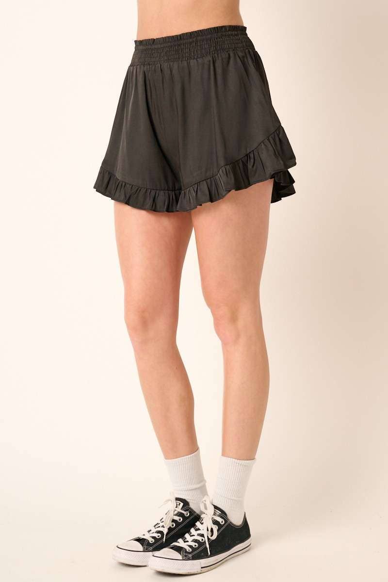 Ruffle Detail Shorts