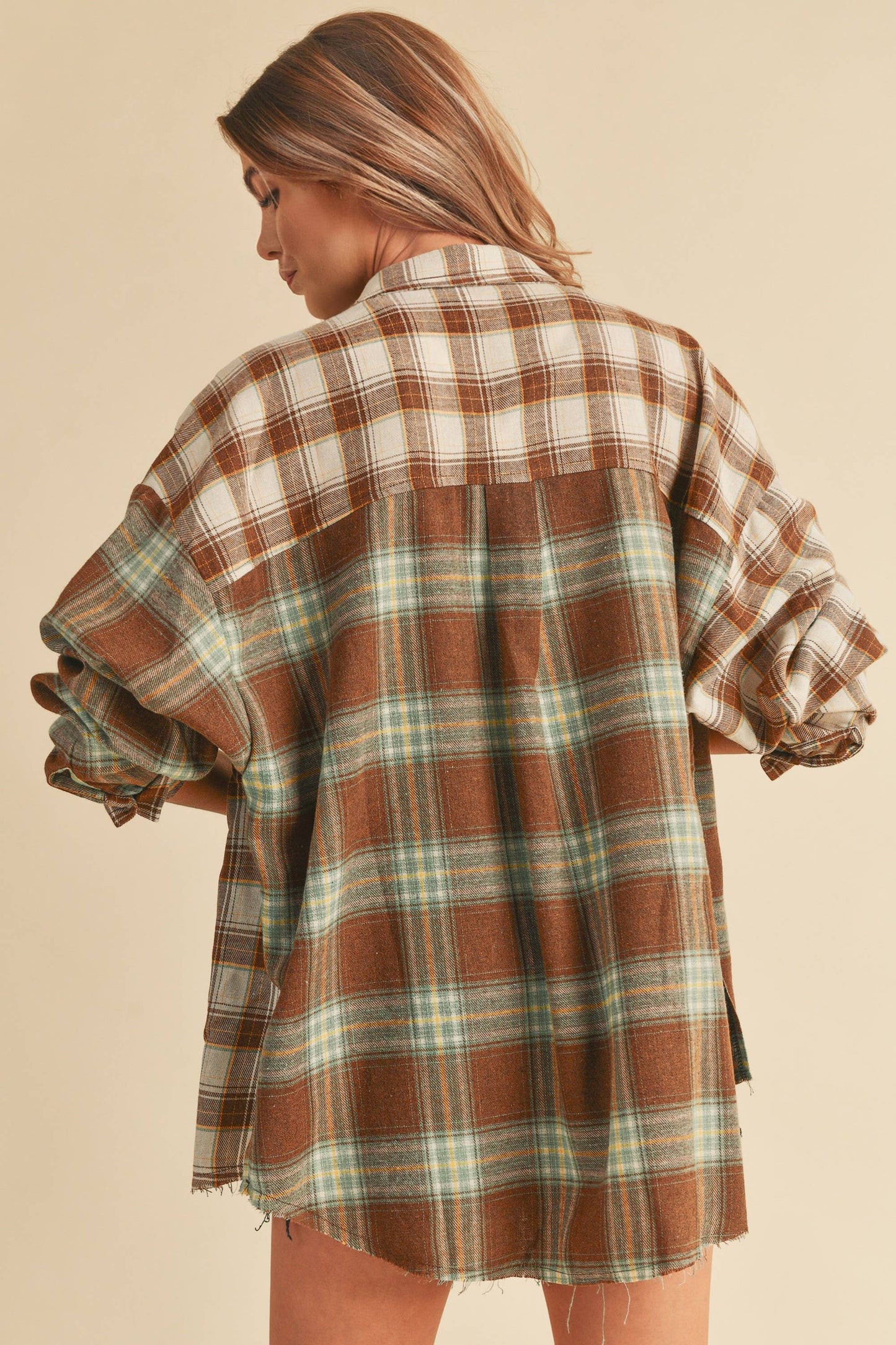 Brown Noelle Flannel Shirt