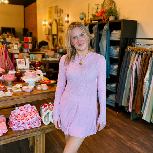 Mock Neckline Long Tunic