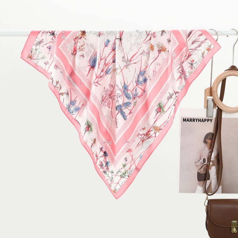 Pink Print Bandana