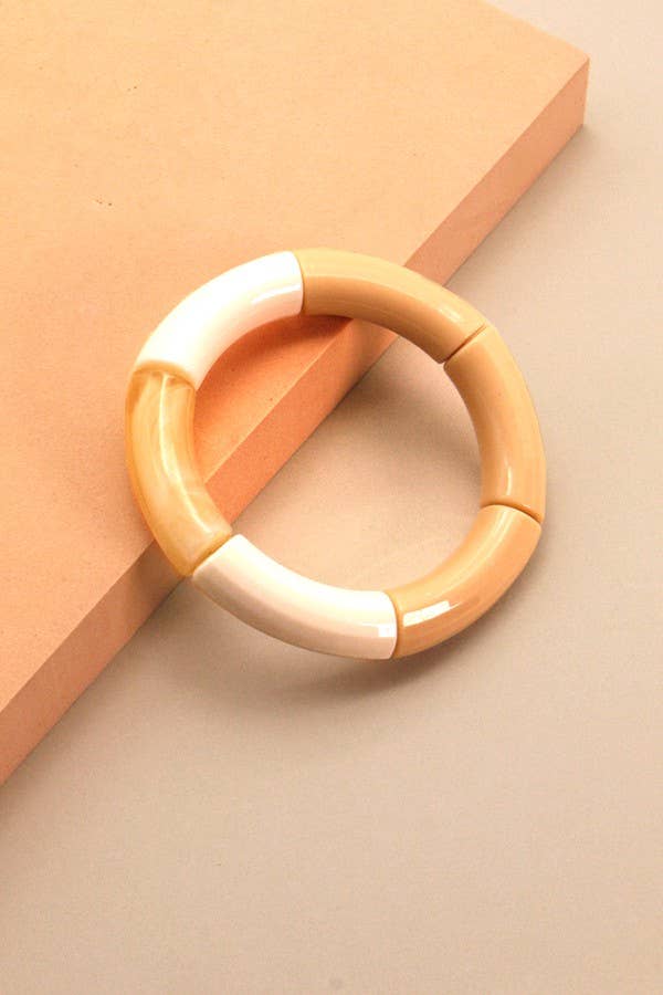 Acrylic Tube Bracelet