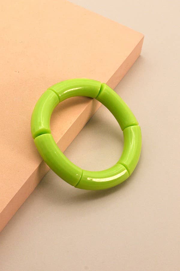 Acrylic Tube Bracelet