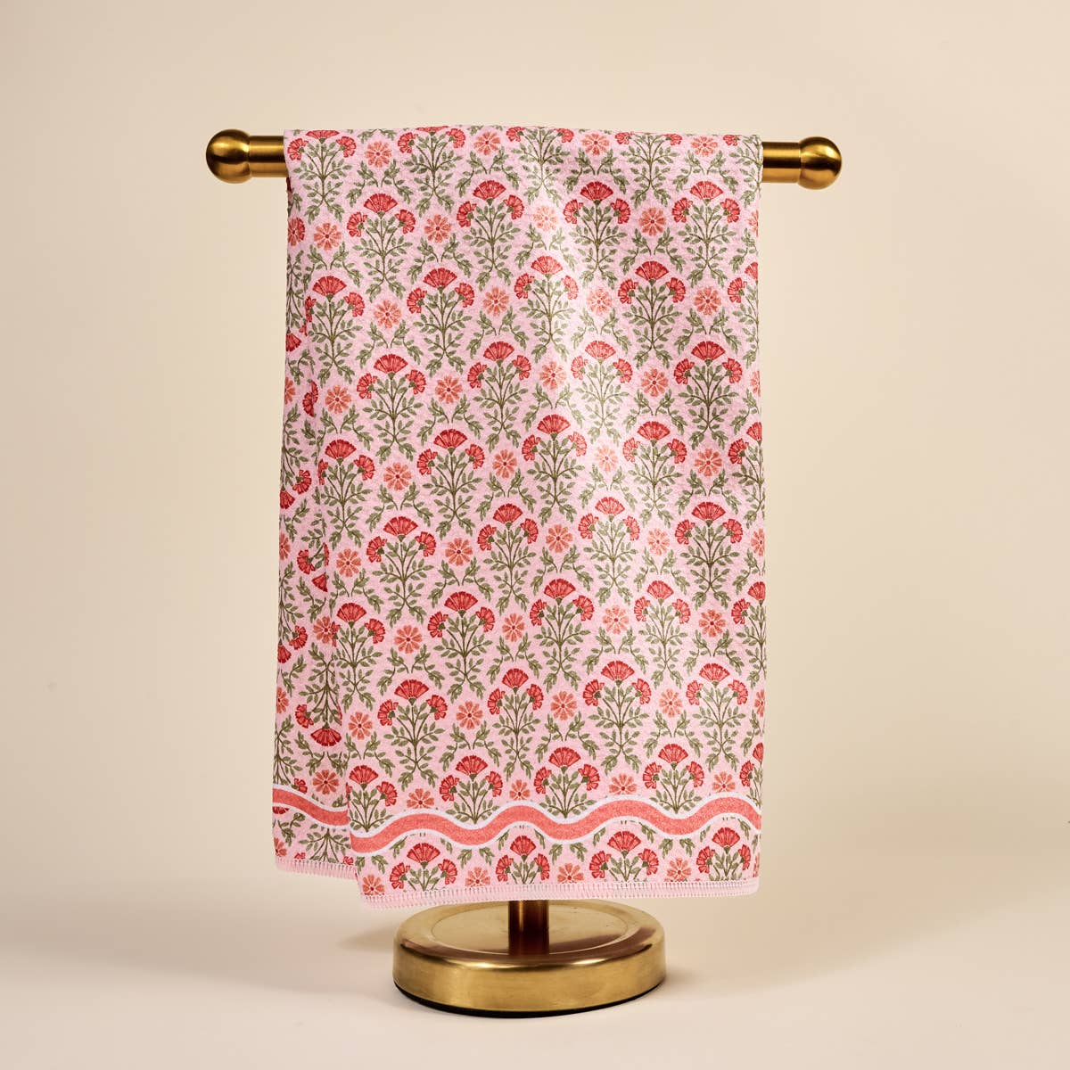 Waffle Tea Towel–Everbloom Dusty Rose
