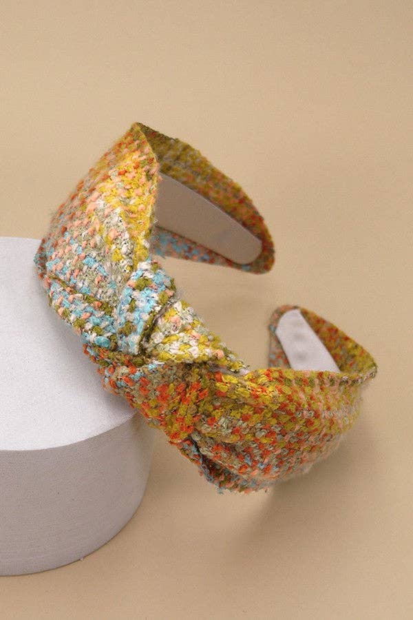 Tweed Knotted Headband
