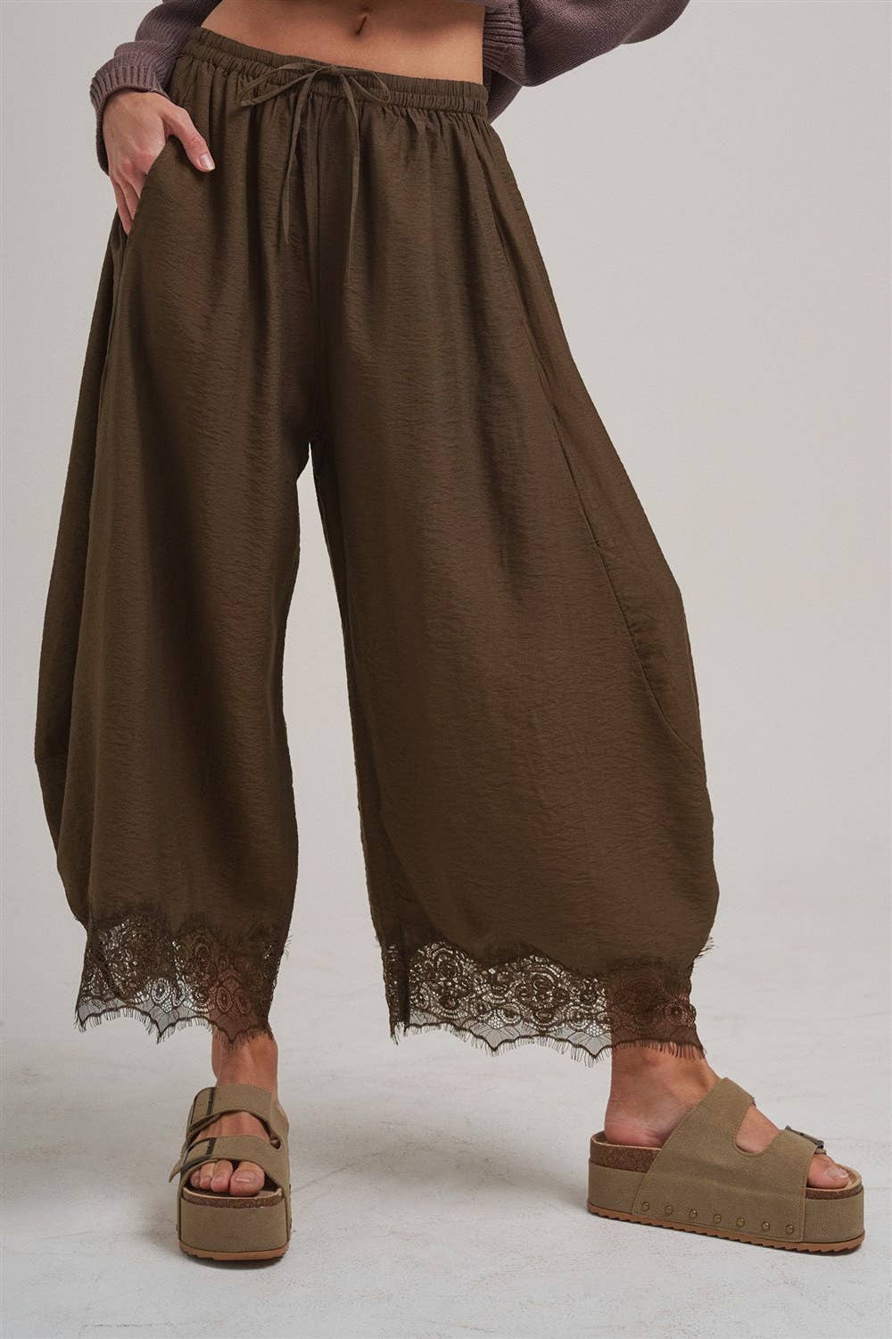 Flowy Balloon Leg Pants