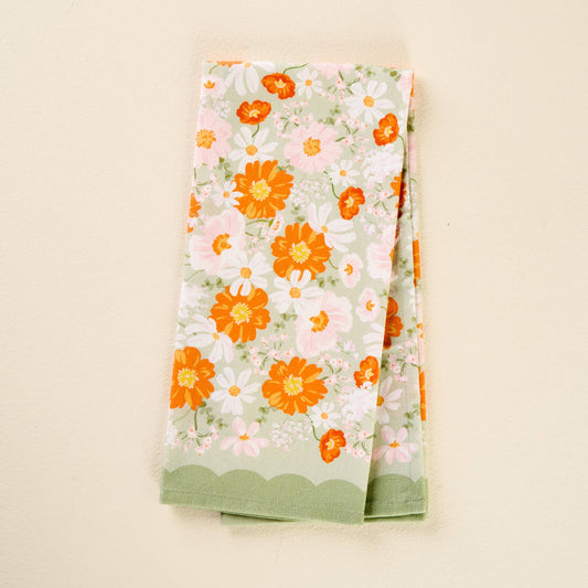 Tea Towel-Bouquet Beauty Sage