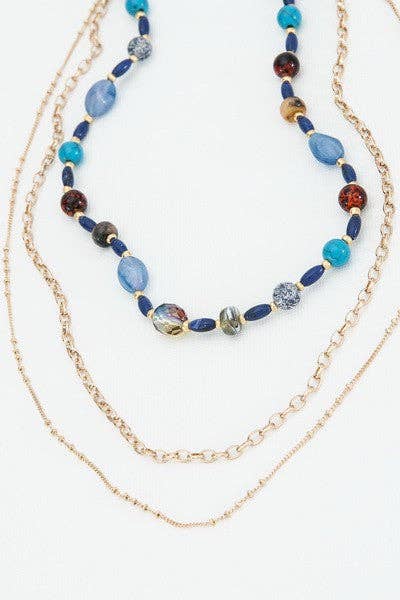 Multi Layer Beaded Necklace