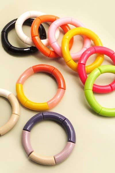 Acrylic Tube Bracelet