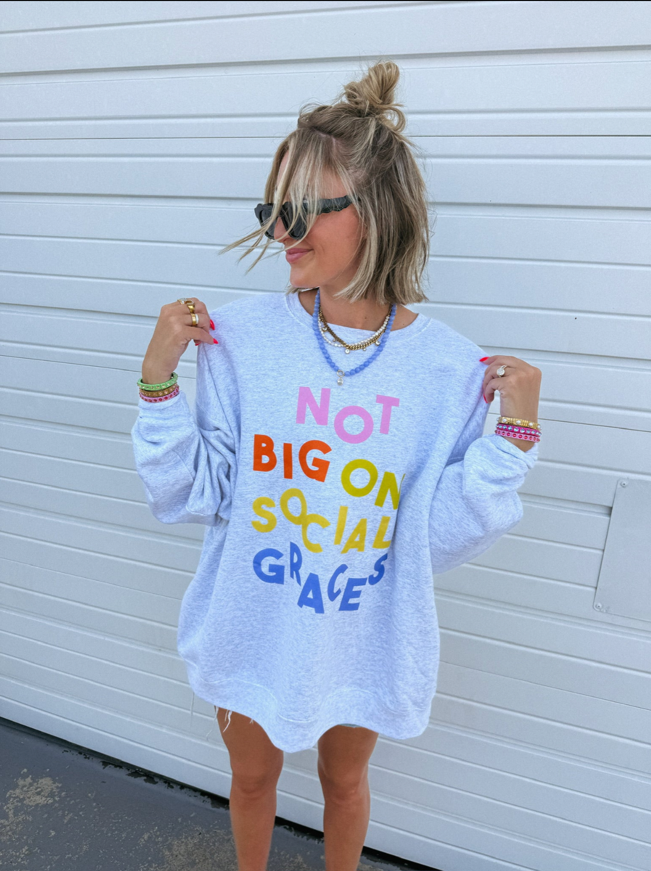 Social Graces Sweatshirt - Ash