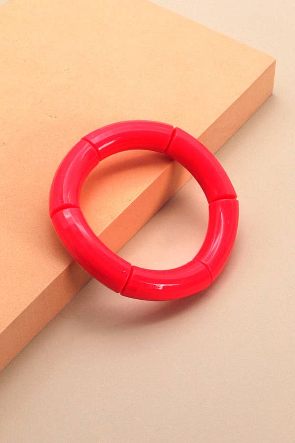 Acrylic Tube Bracelet