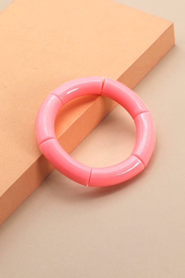 Acrylic Tube Bracelet