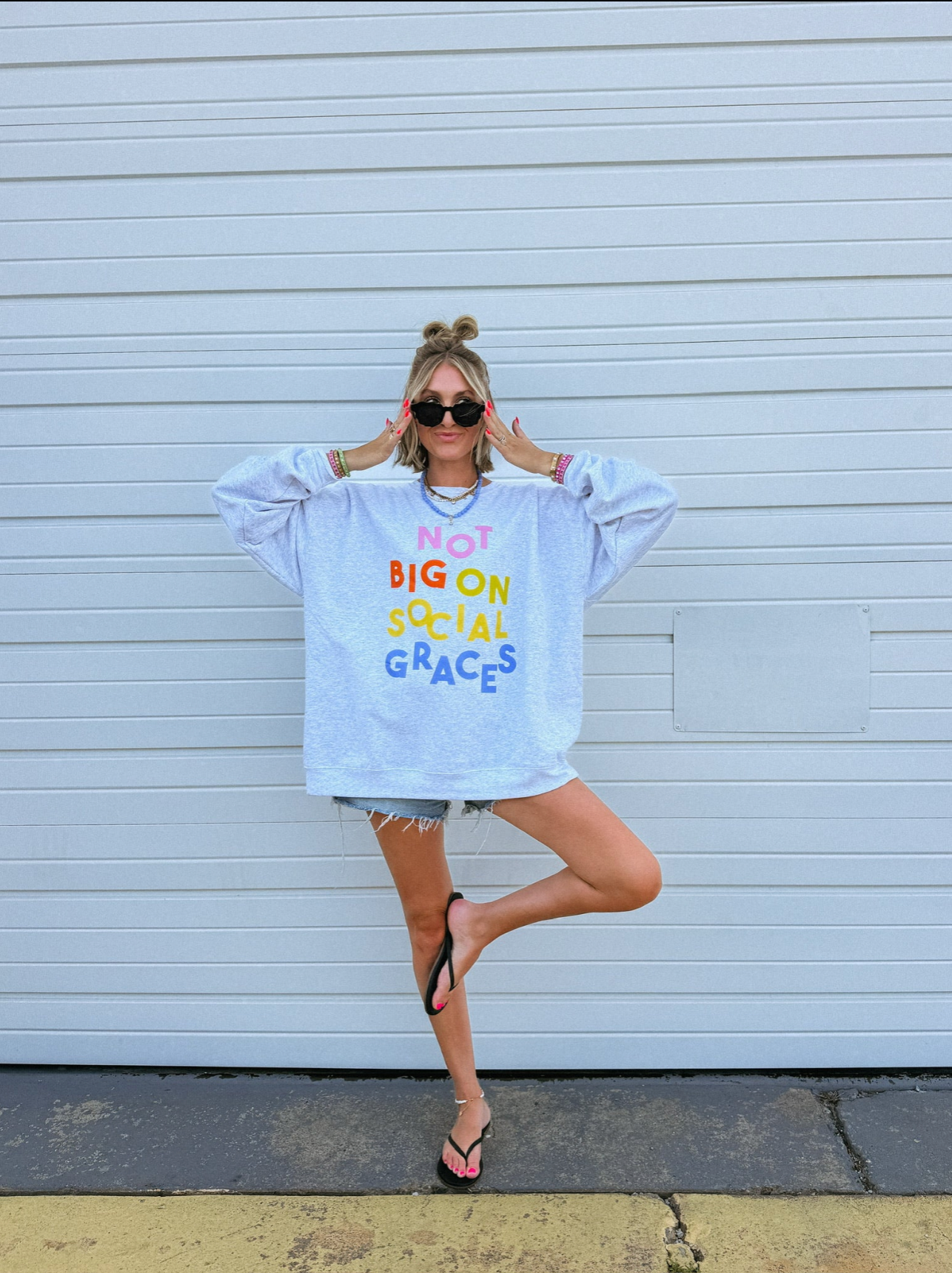 Social Graces Sweatshirt - Ash