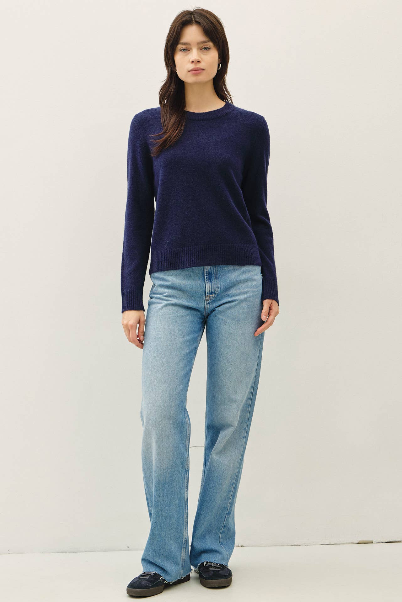 Wool Blend Classic Crew