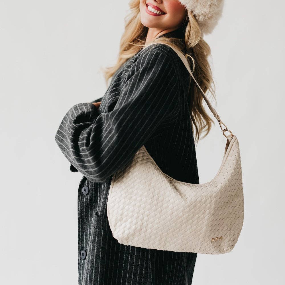 Sienna Slouchy Woven Shoulder Bag