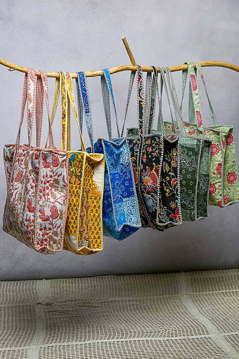 Bohemian Mint Tote Bag