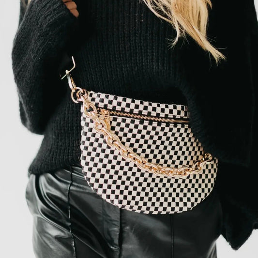 Bold Metal Chain Shoulder Strap