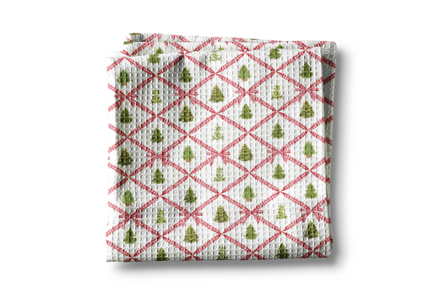 Christmas Tree Plaid Bow Holiday Home Decor