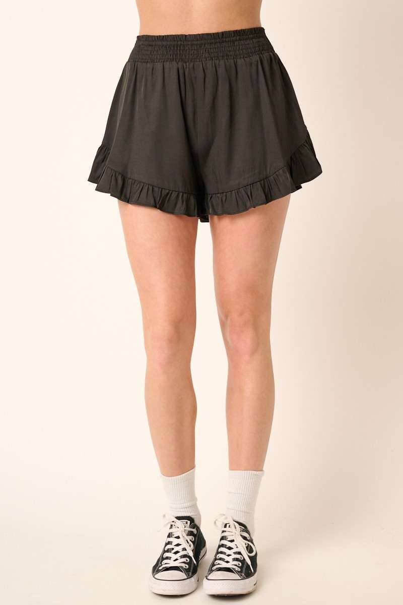 Ruffle Detail Shorts