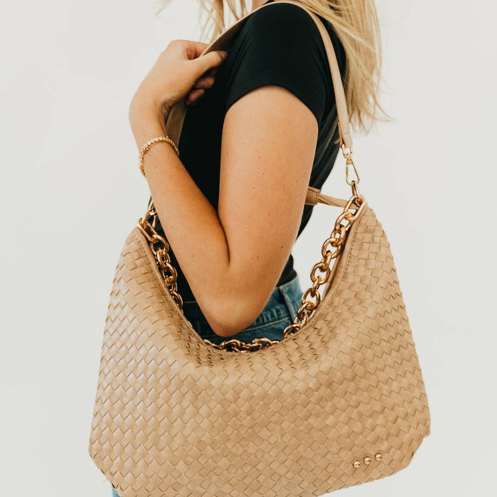 Sienna Slouchy Woven Shoulder Bag