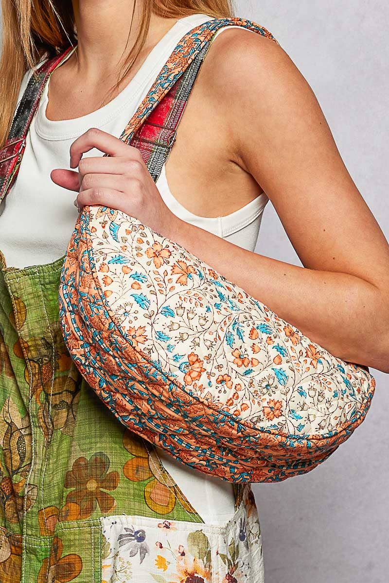 Essential Lightweight Quilted Floral Bag