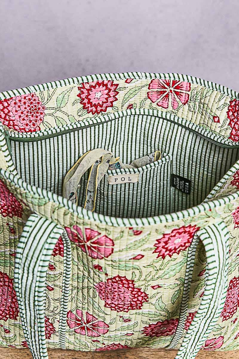 Bohemian Mint Tote Bag