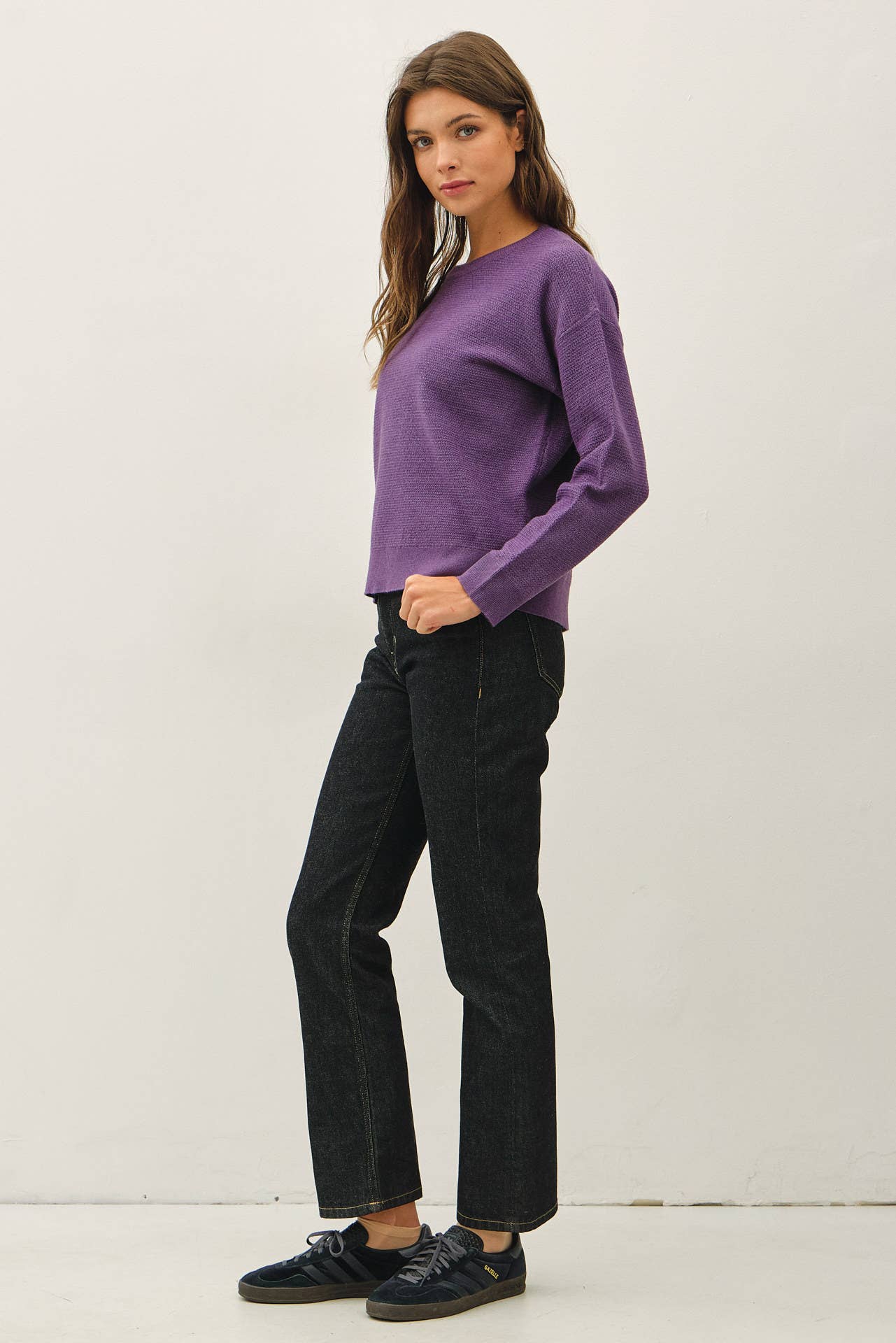 Rice Knit Crew Neck Sweater