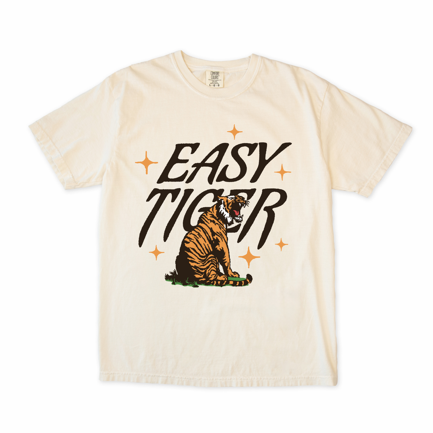Easy Tiger Edgy Retro Graphic Tee