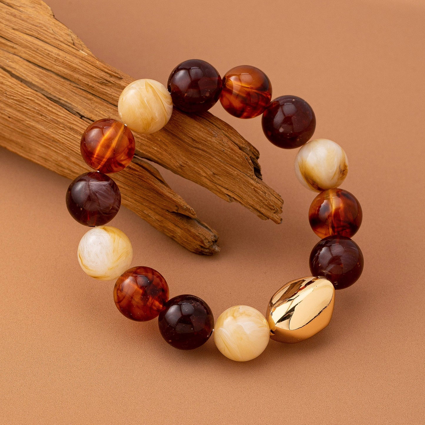Vintage Statement Acrylic Bracelet