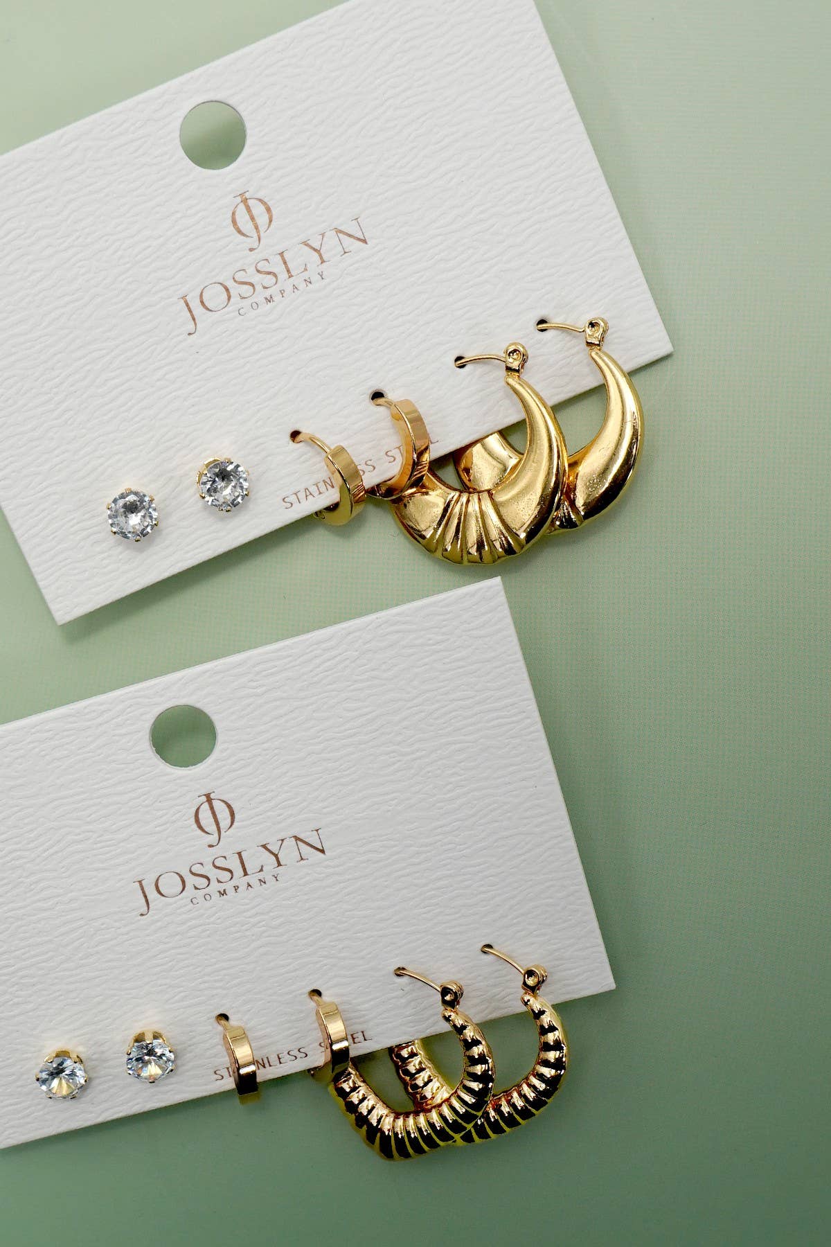 Basic Classic Trio Hoop Earrings
