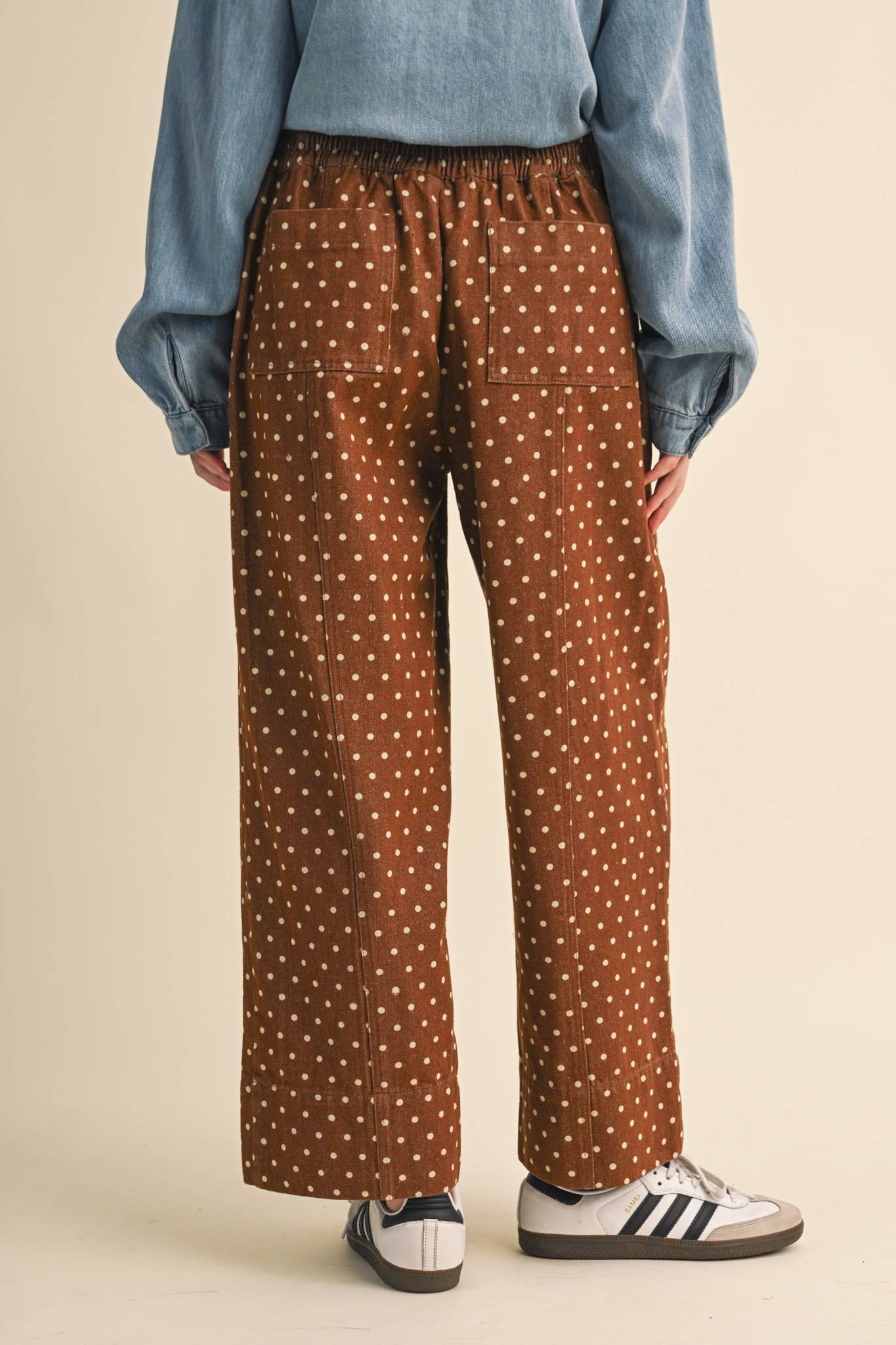 Polka Dot Wide Leg Pants