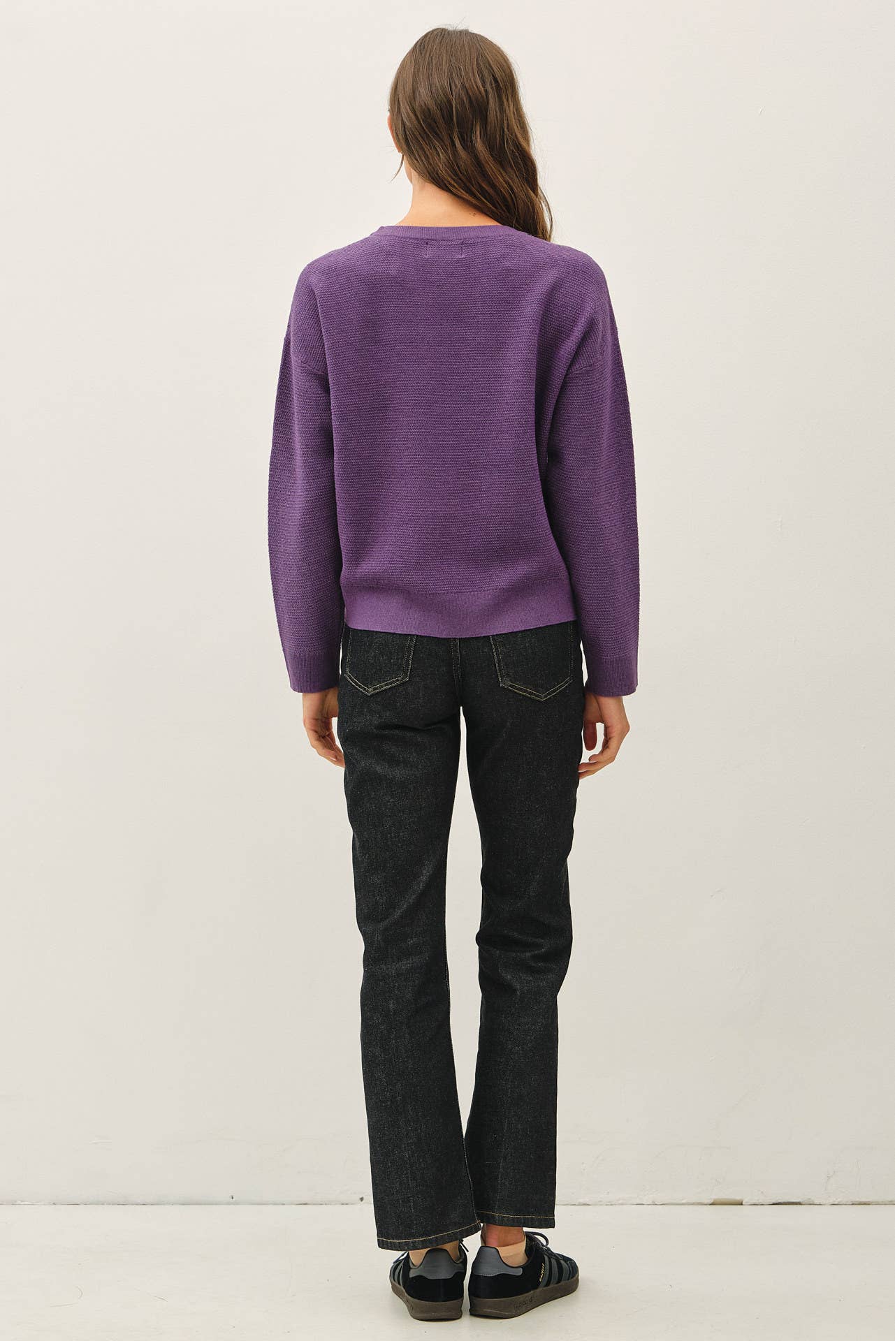 Rice Knit Crew Neck Sweater