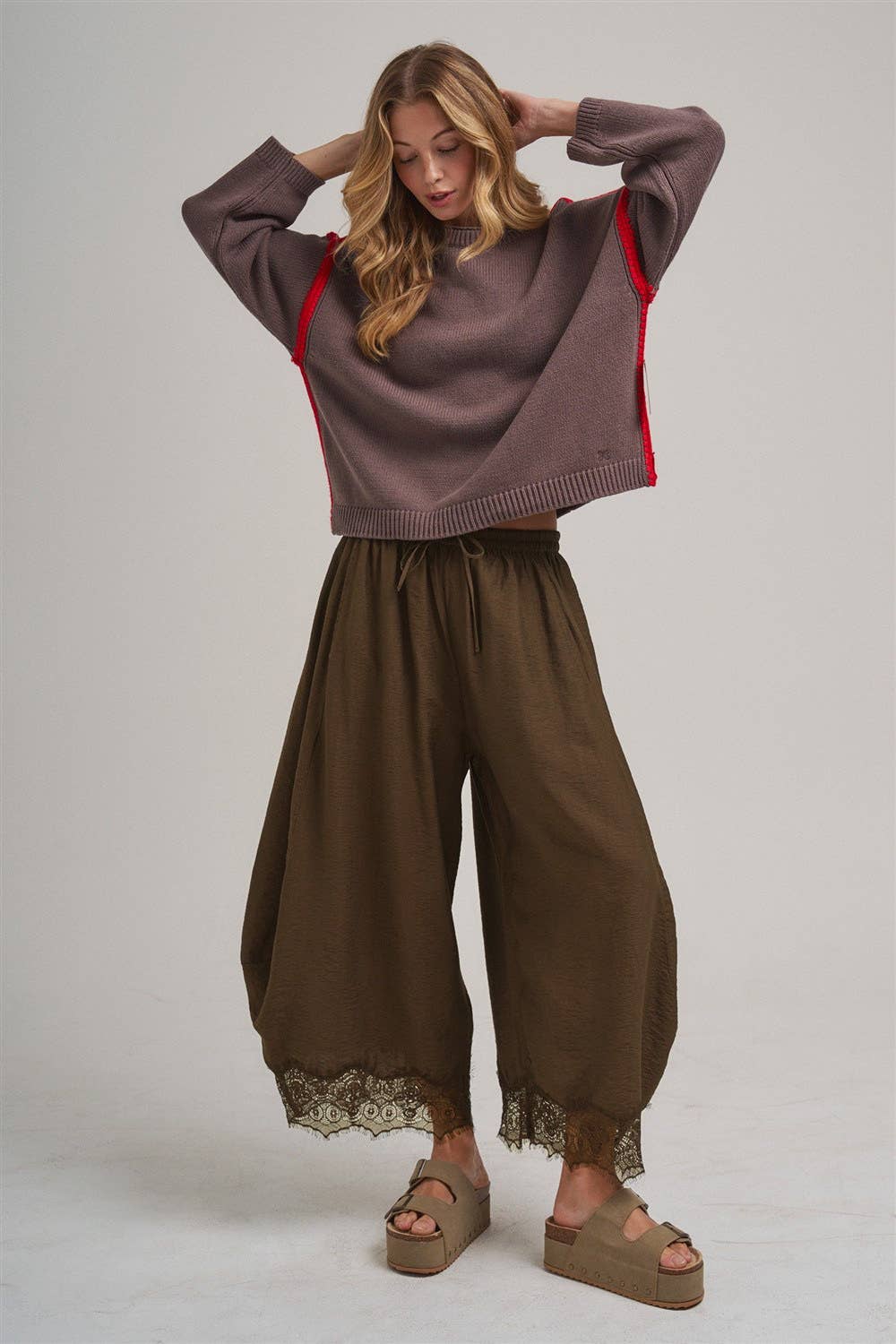 Flowy Balloon Leg Pants