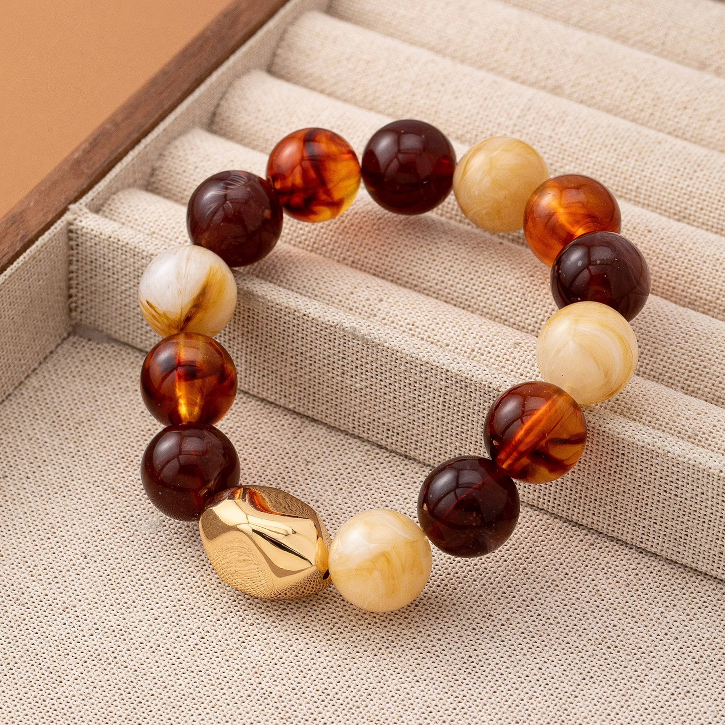 Vintage Statement Acrylic Bracelet