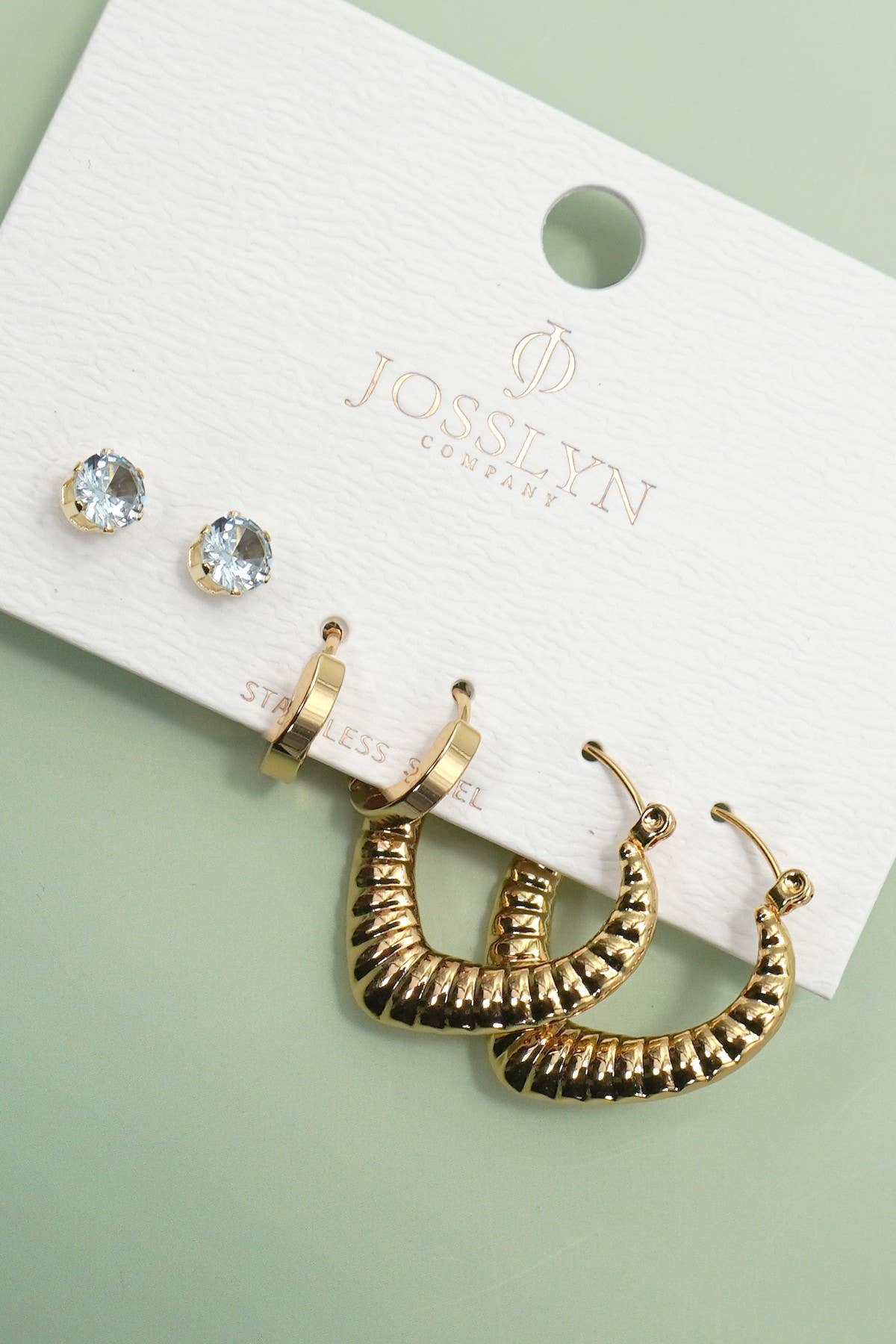 Basic Classic Trio Hoop Earrings