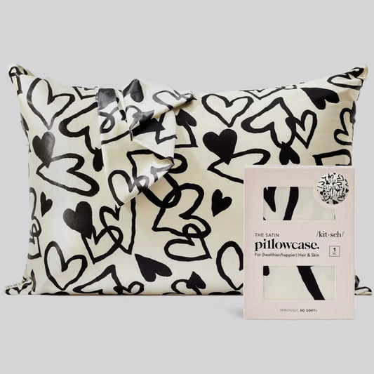 Kitsch Standard Size Pillowcase - Heart