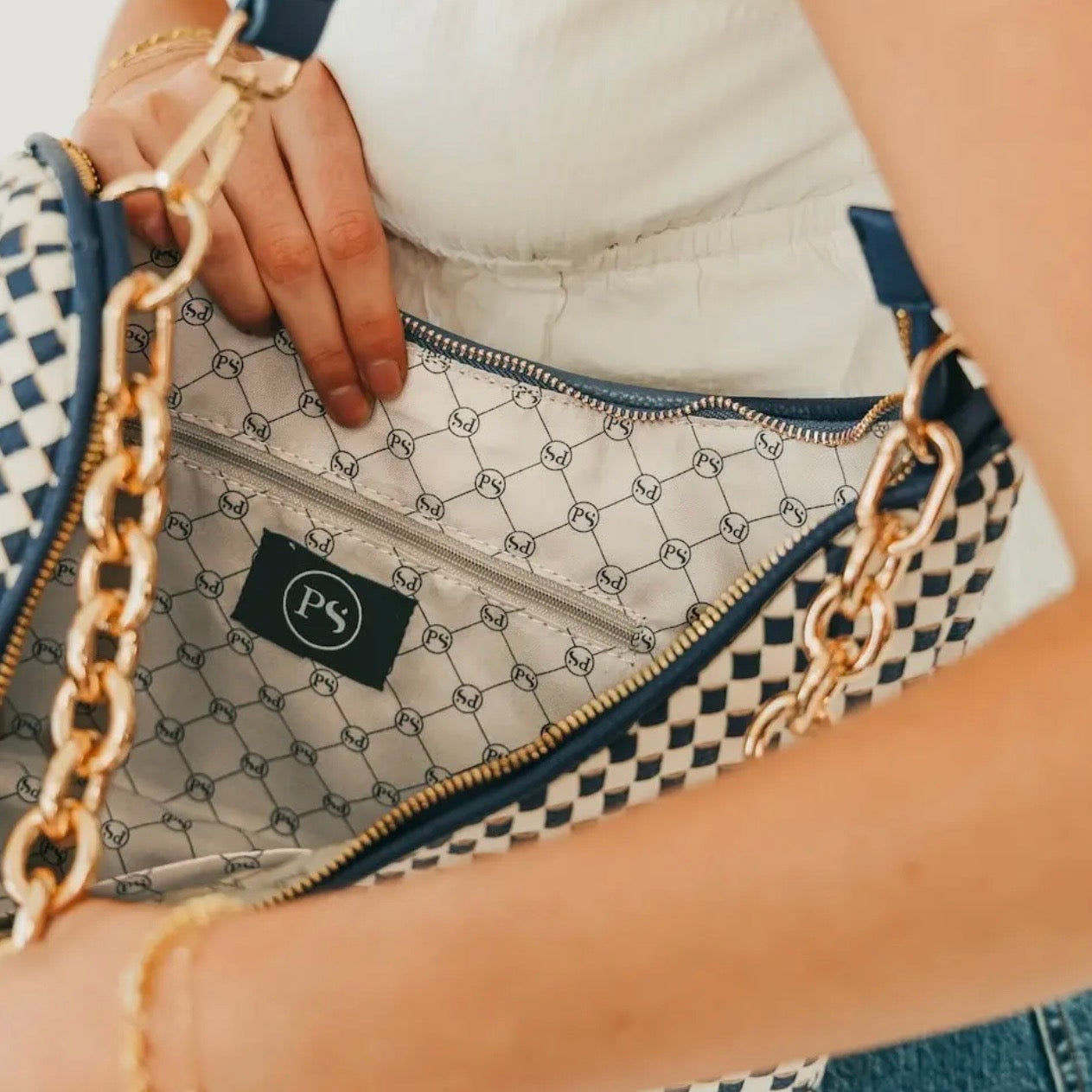 Sienna Slouchy Woven Shoulder Bag